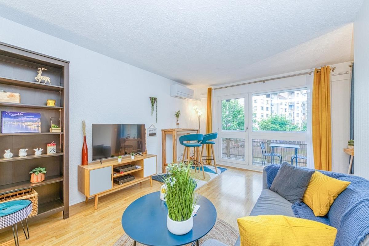 Charming T2, Wifi, Air Conditioning, Balcony Grenoble Exterior photo